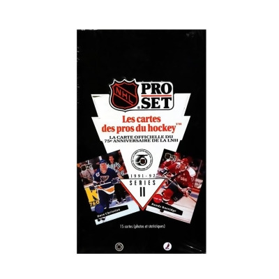 NHL 1991-92 Pro Set Series 2 Platinum Hockey Trading Cards | French Version 