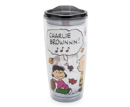 Peanuts Charlie Brown Travel Tumbler with Slide Close Lid | Holds 20 Ounces 