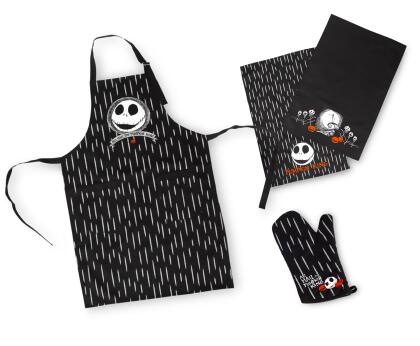 The Nightmare Before Christmas Jack Skellington Apron, Oven Mitt & Towel Set 