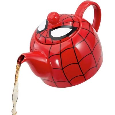 Marvel I AM SPIDER-MAN Ceramic Teapot with Web Mask Detail Lid 
