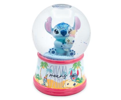 Disney Lilo & Stitch Ohana Light-Up Collectible Snow Globe | 6 Inches Tall 