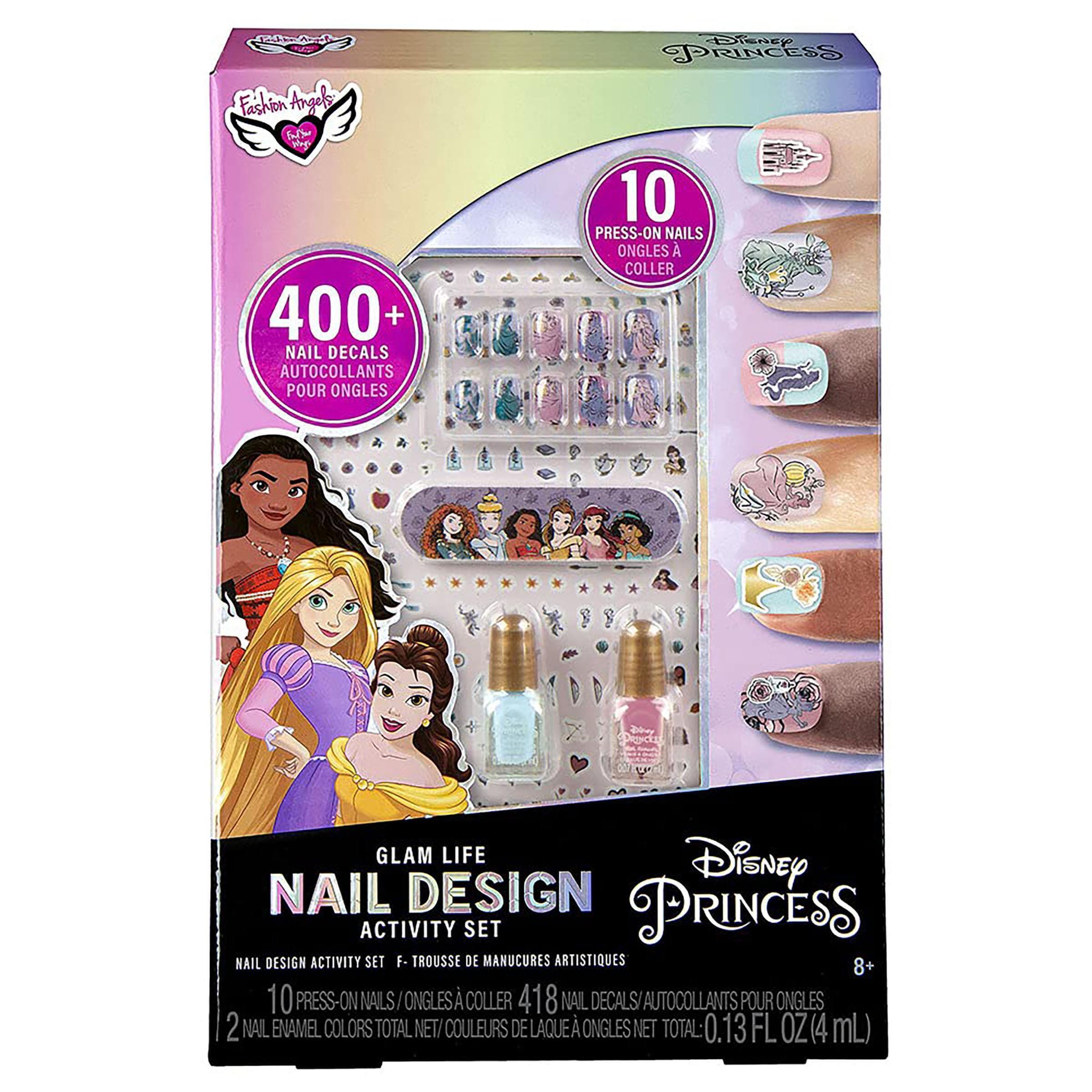 Disney Princess Fashion Angels Nail Design Activity Set