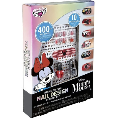 Disney Minnie Mouse Fashion Angels Nail Design Activity Set 