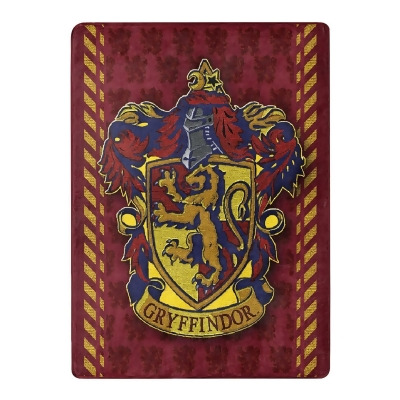 Harry Potter House Gryffindor 46 x 60 Inch Fleece Throw Blanket 
