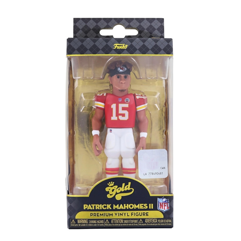 NFL Chiefs Patrick Mahomes (Home Uniform) 12-Inch Vinyl Gold Figure