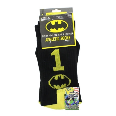 DC Comics Batman #1 Boy Athletic Crew Socks 