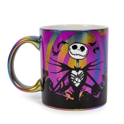 Disney The Nightmare Before Christmas Jack Skellington Electroplated Ceramic Mug 
