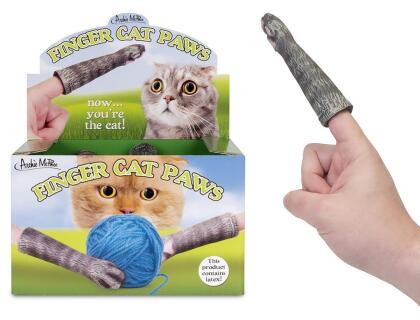 Accoutrements Cat Paw Single Finger Puppets 