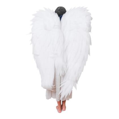 White Angel Wings Adult Costume Accessory 