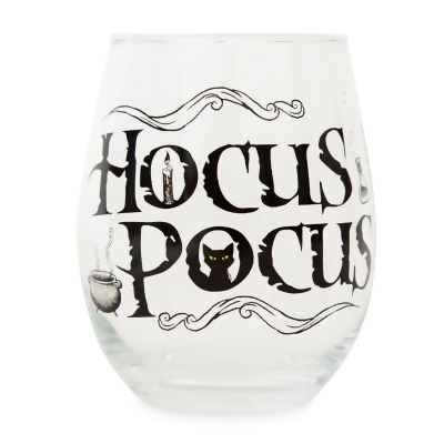 Disney Hocus Pocus Teardrop Stemless Wine Glass | Holds 20 Ounces 