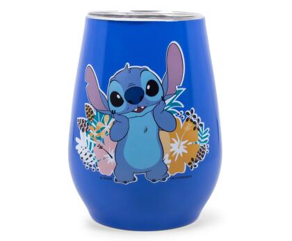 Disney's Lilo & Stitch Stainless Steel Tumbler With Lid | Holds 10 Ounces 