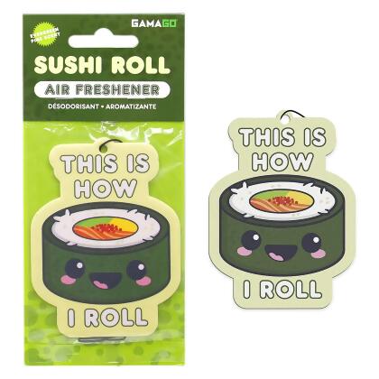 Sushi Roll GAMAGO Air Freshener | Evergreen Pine Scent 