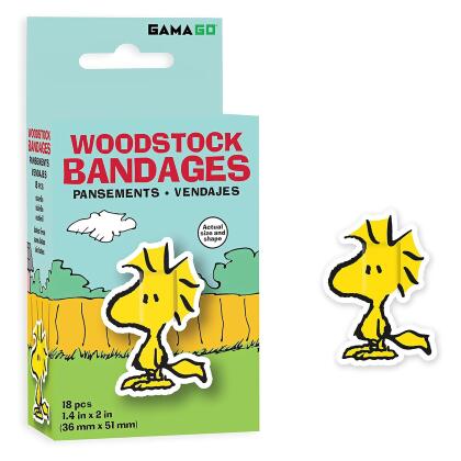 Peanuts Woodstock GAMAGO Bandages | Set of 18 