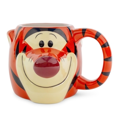 Disney Winnie the Pooh Tigger 3D Sculpted Ceramic Mug | Holds 20 Ounces 