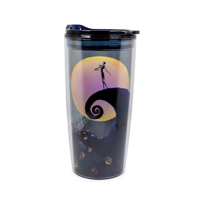 Disney Nightmare Before Christmas Jack Spiral Hill Travel Tumbler | 20 Ounces 