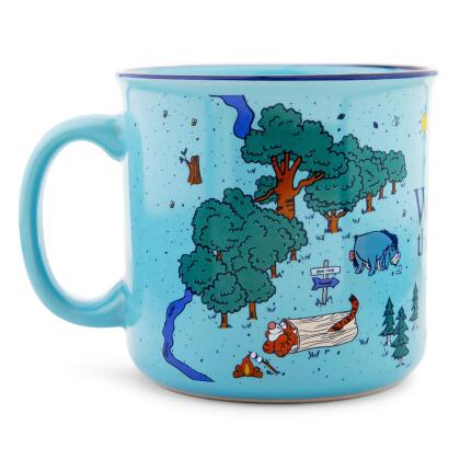 Winnie The Pooh 100 Acre Wood Honeycomb 2-Pack 16 oz Ceramic Mug Set