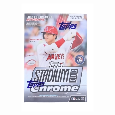 MLB 2022 Topps Stadium Club Chrome Updates Value Box | 4 Base Packs Per Box 