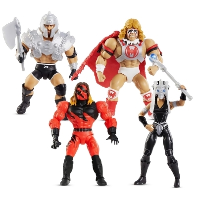 Masters of the WWE Universe Action Figure Set of 4 