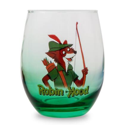 Disney Robin Hood Stemless Wine Glass | Holds 20 Ounces 