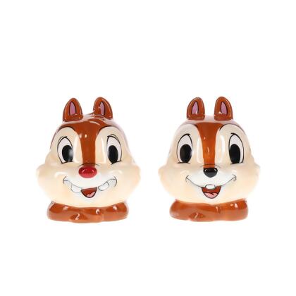 Disney Chip 'n' Dale Ceramic Salt and Pepper Shaker Set 