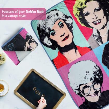 Golden Girls Warhol Fleece Blanket Comforter | 45"x60" alternate image