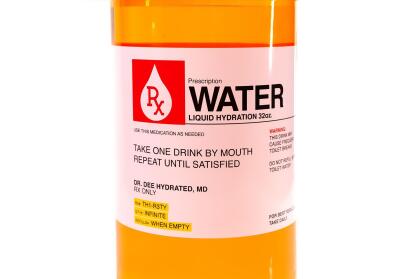 Prescription Water 32 Oz Plastic Water Bottle With Lid alternate image