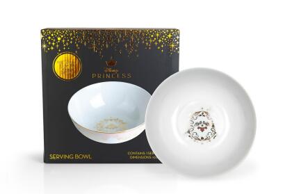 Disney Princess Ceramic Serving Bowl | Elegant Dinner Bowl Measures 10.5 Inches alternate image