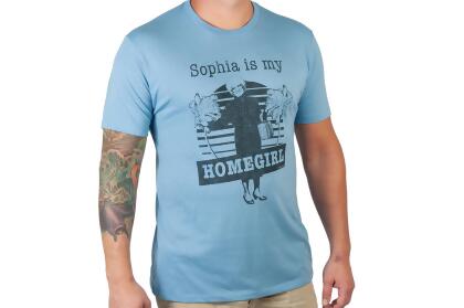 The Golden Girls 'Sophia Is My Homegirl' Men's T-Shirt Light Blue | Comfort Fit alternate image