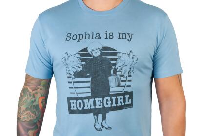 The Golden Girls 'Sophia Is My Homegirl' Men's T-Shirt Light Blue | Comfort Fit alternate image