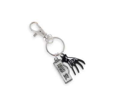 A Nightmare On Elm Street Sign and Freddy Glove Heavy Duty Metal Car Keychain alternate image