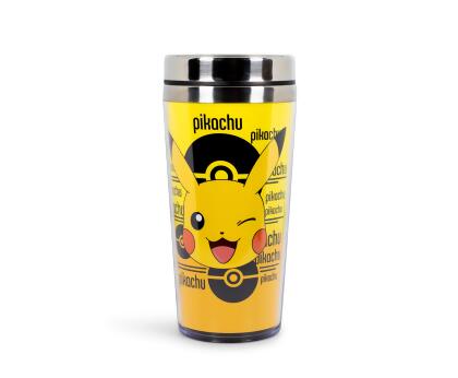 Pokemon Pikachu 16oz Insulated Travel Coffee Mug Tumbler w/ Non-Spill Metal Lid alternate image