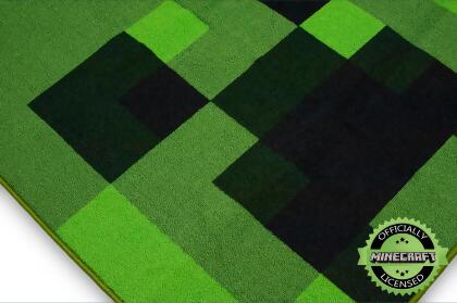 Minecraft Creeper Face 39 Inch Area Rug
