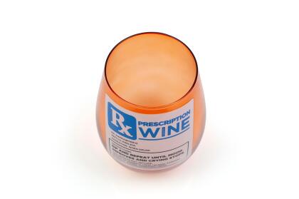 Rx Prescription Stemless Wine Glass | Funny Wine Glass | 30 Ounces alternate image