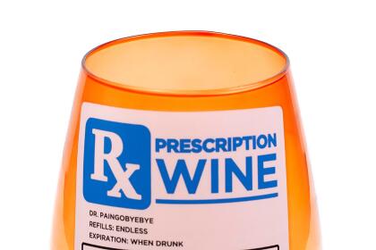 Rx Prescription Stemless Wine Glass | Funny Wine Glass | 30 Ounces alternate image