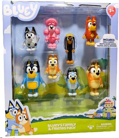 Buy Bluey Family Home Playset with 2.5 poseable Figure Online at