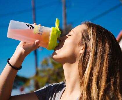 "#SquatGoals" Plastic Shaker Bottle | Holds 20 Ounces alternate image