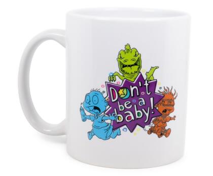 Nickelodeon Rugrats "Don't Be A Baby" Ceramic Mug Exclusive | Holds 11 Ounces alternate image