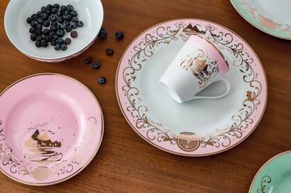 Disney Princess 16-Piece Dinnerware Set | Merida, Pocahontas, Moana, Snow White alternate image
