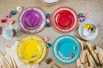Disney Villains 16-Piece Dinnerware Set | Maleficent, Evil Queen, Jafar, Ursula alternate image
