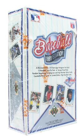 MLB 1991 Upper Deck Baseball Low and High Series Sealed Box | 36 Packs alternate image
