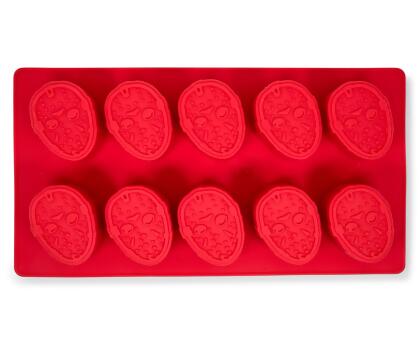 Friday the 13th Jason Voorhees Mask Silicone Mold Ice Cube Tray alternate image
