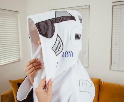 Star Wars Stormtrooper Unisex Hooded Bathrobe for Adults alternate image