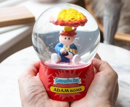 Garbage Pail Kids Adam Bomb Collectible Snow Globe | 4 Inches Tall alternate image