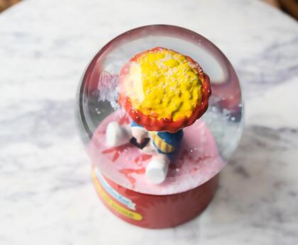 Garbage Pail Kids Adam Bomb Collectible Snow Globe | 4 Inches Tall alternate image
