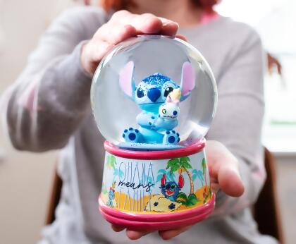Disney Lilo & Stitch Ohana Light-Up Collectible Snow Globe | 6 Inches Tall alternate image