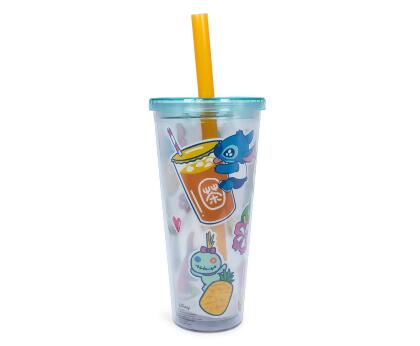 Disney Lilo & Stitch Boba Tea Carnival Cup with Lid and Straw | Holds 24 Ounces alternate image