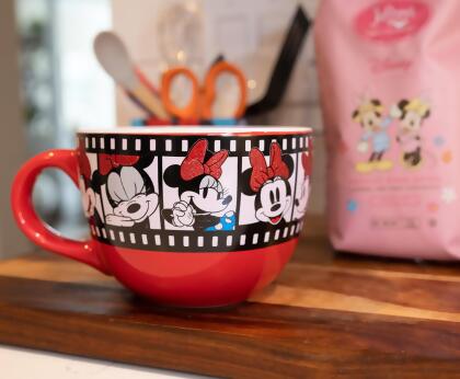 Disney Minnie Mouse Film Reel Ceramic Soup Mug | Holds 24 Ounces alternate image