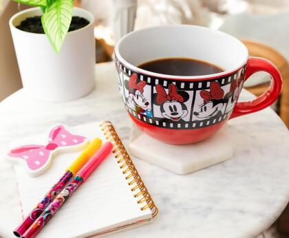 Disney Minnie Mouse Film Reel Ceramic Soup Mug | Holds 24 Ounces alternate image