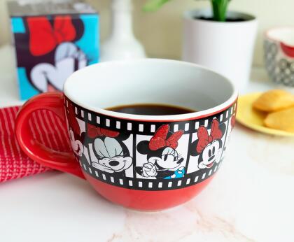 Disney Minnie Mouse Film Reel Ceramic Soup Mug | Holds 24 Ounces alternate image
