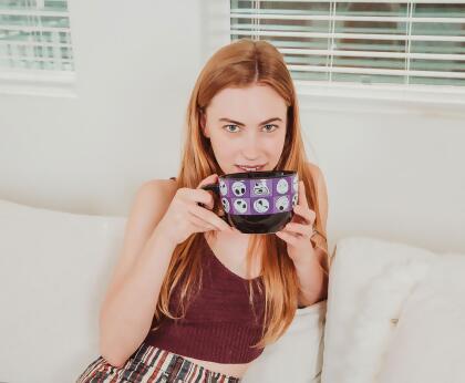 Disney Nightmare Before Christmas Jack Expressions Ceramic Soup Mug | 24 Ounces alternate image